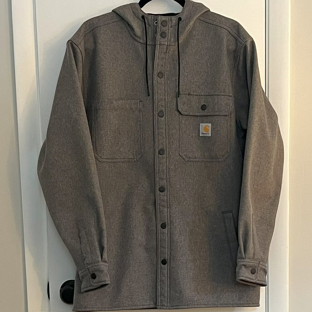 Men's Carhartt Rain Defender Relaxed Fit Heavyweight Shirt Jacket - NWOT